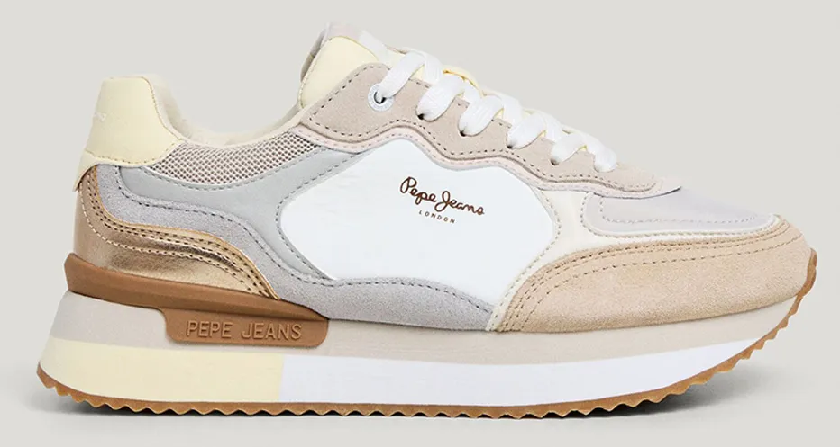 PEPE JEANS DROP 1 RUSPER RACER W ΠΑΠΟΥΤΣΙ ΓΥΝΑΙΚΕΙΟ PLS600041-817 OffWhite