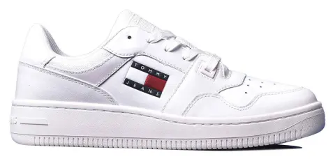 TOMMY JEANS TJM RETRO BASKET ESS EM0EM01671-YBR White