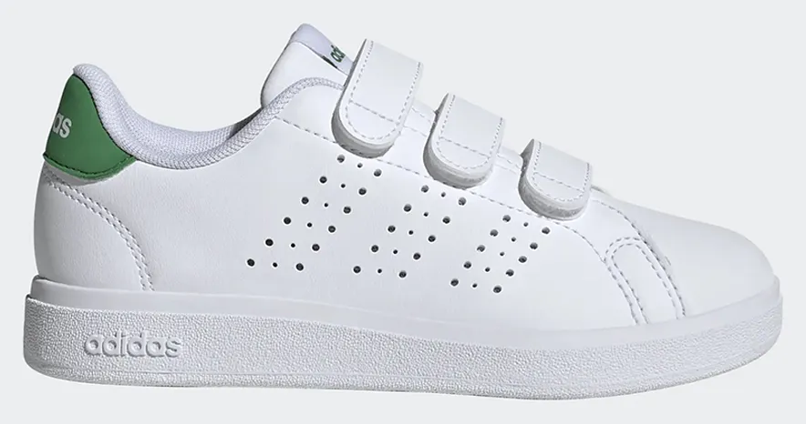 ADIDAS ADVANTAGE BASE 2.0 FTWWHT/FTWWHT/GREEN IE9019-WHITE White
