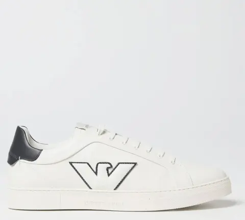 EMPORIO ARMANI SNK SHINY SOFT MFA X4X598XN633-N481 OffWhite