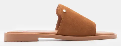 LUIGI DESIGN - Flat Σανδάλια Δερμάτινα με Φαρδιά Φάσα - ΤΑΜΠΑ