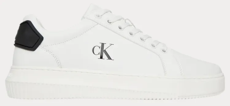 SNEAKER CALVIN KLEIN CHUNKY CUPSOLE RU PATCH LTH BRIGHT WHITE CALVIN KLEIN