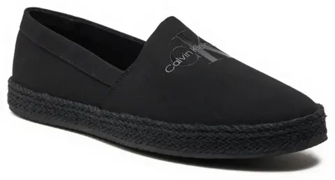 SLIP ON CALVIN KLEIN ESPADRILLE ML TRIPLE BLACK CALVIN KLEIN