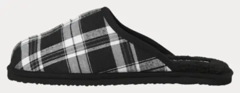 ΠΑΝΤΛΟΦΛΕΣ JACK & JONES JFWDUDELY CHECK SLIPPER ANTHRACITE JACK&JONES