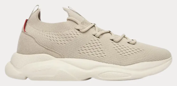 SNEAKERS HUGO LEONN RUN LIGHT BEIGE HUGO BOSS