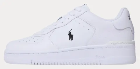 SNEAKER POLO RALPH LAUREN MASTERS CRT-LOW TOP LACE WHITE POLO RALPH LAUREN