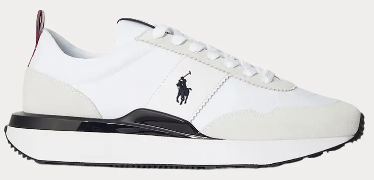 SNEAKERS POLO RALPH LAUREN TRAIN 89 RIB-SNEAKERS-LOW TOP WHITE NAVY POLO RALPH LAUREN