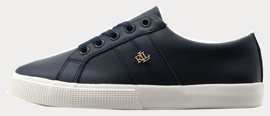 SNEAKER POLO RALPH LAUREN JANSON II NAPPA LEATHER TRAINER LAUREN NAVY POLO RALPH LAUREN
