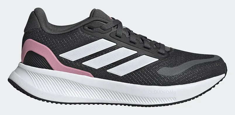 ADIDAS RUNFALCON 5 J GRESIX/CRYWHT/BLIPNK JQ8668-GREY DarkGray