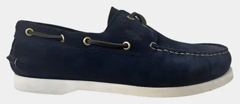 CHICAGO SHOES 126-5.0947-820-NAVY SUEDE DarkBlue