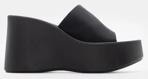 Πλατφόρμες με Φαρδιά Φάσα - Μαύρο