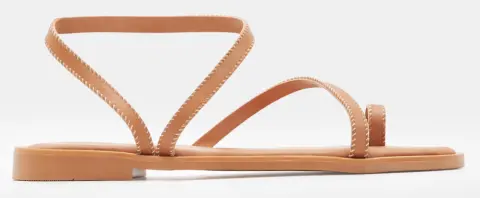LUIGI DESIGN - Flat Thong Σανδάλια με Λοξό Λουράκι - ΤΑΜΠΑ