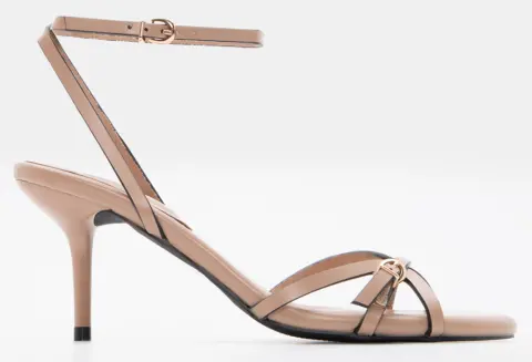 Πέδιλα με Τόκα & Μπαρέτα - Μπεζ-Σκούρο