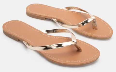 Flat Σανδάλια - Χρυσό