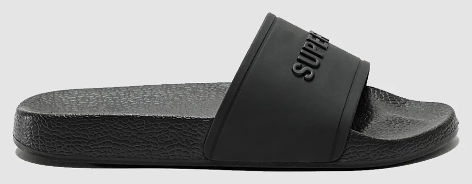 SUPERDRY D3 SDNA PREMIUM GRAPHIC POOL SLIDE ΠΑΠΟΥΤΣΙ ΑΝΔΡΙΚΟ MF310292A-02A Black