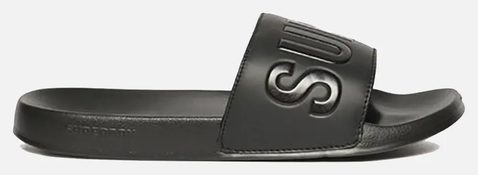 SUPERDRY D3 SDNA SUPERDRY POOL SLIDE ΠΑΠΟΥΤΣΙ ΑΝΔΡΙΚΟ MF310291A-02A TotalBlack
