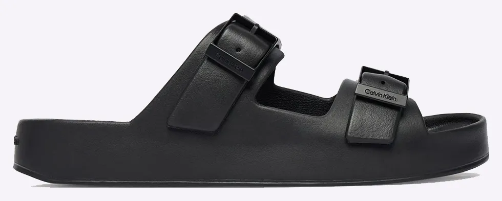 CALVIN KLEIN JEANS ERGON EVA DOUBLE BAR SANDAL HM0HM02116-0GJ Black