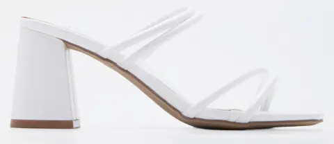 LUIGI DESIGN - Mules με Πολλαπλά Λουράκια - Λευκό