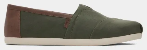 TOMS DRK SAGE TWL/ SYN TM MN ALPR ESP 10020879-SAGE DarkGreen