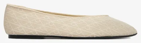 CALVIN KLEIN SQUARE BALLERINA AOP MESH HW0HW02937-PDV Biege
