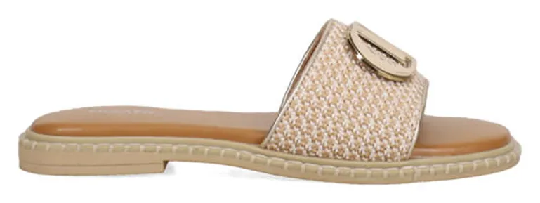 MIGATO ΣΑΝΔ ΨΑΘΑ ΜΕ ΦΑΣΑ & ΔΙΑΚ.ΑΓΚΡΑΦΑ BEIGE 100045694010-BEIGE Biege