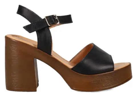 MIGATO ΠΕΔ. ΔΕΡΜΑ ΜΕ ΦΑΣΑ & ΠΛΑΤΟ BLACK 100046362014-BLACK Black