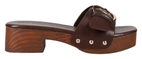 MIGATO ΣΑΝΔ.CLOGS ΜΑΤ ΜΕ ΦΑΣΑ & ΑΓΚΡΑΦΑ BROWN 100045677012-BROWN Brown