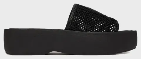 CALVIN KLEIN JEANS FLATFORM SNDL MESH HW0HW02877-0GJ TotalBlack