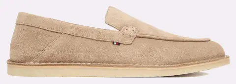 TOMMY HILFIGER HILFIGER STITCHDOWN SUEDE LOAFER FM0FM05782-AFE Biege