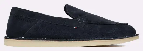 TOMMY HILFIGER HILFIGER STITCHDOWN SUEDE LOAFER FM0FM05782-DW5 DarkBlue