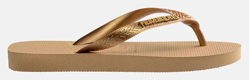 HAVAIANAS HAV. TOP LOGO METALLIC 4127244-00570 Gold