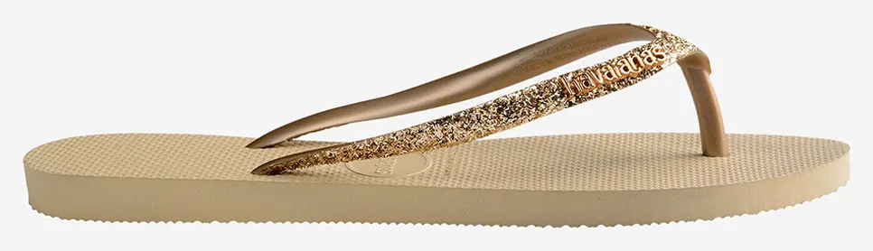 HAVAIANAS HAV. SLIM GLITTER II 4146975-00154 Biege