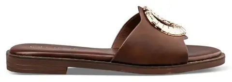 ENVIE ΓΥΝΑΙΚΕΙΑ ΣΥΝΘΕΤΙΚΑ ΠΕΔΙΛΑ ΦΛΑΤ E96-23323-BROWN Brown