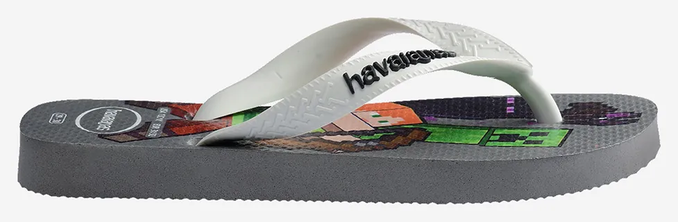 HAVAIANAS HAV. KIDS MINECRAFT 4145125-01077 Gray