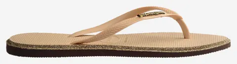 HAVAIANAS HAV. SLIM POINT GLITTER 4150157-01859 Gold