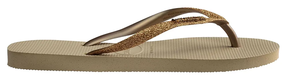 HAVAIANAS HAV. SLIM GLITTER II 4146975-9177 Gold