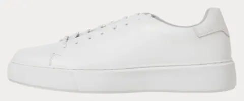 SNEAKERS JACK&JONES 12280710 JFWSTOCKHOLM LEATHER SNEAKER NOOS BRIGHT WHITE LEATHER JACK&JONES