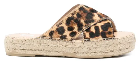 MANEBI D 6.2 DX, DOUBLE SOLE X BANDS SANDALS, LEOPARD D 6.2 DX-D 6.2 Mixed