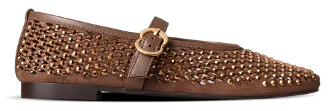 KALOGIROU MOROCCO SUE STR MOROCCO ΜΠΑΛΑΡΙΝΑ MARY JANE ΚΑΛΟΓΗΡΟΥ MOROCCO SUE STR-BROWN GOLD Brown