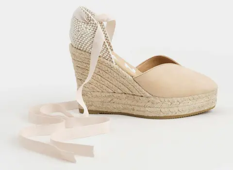 MANEBI M 1.1 WH, HAMPTONS HEART-SHAPED WEDGE ESPADRILLES M 1.1 WH-M 1.1 Biege