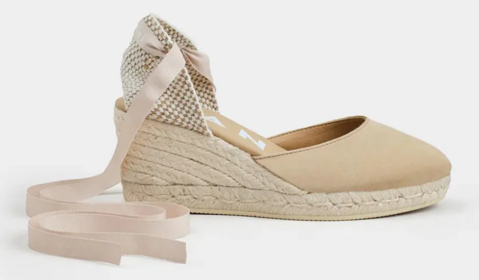 MANEBI M 1.1 WL, HAMPTONS LOW WEDGE ESPADRILLES, M 1.1 WL-M 1.1 Biege